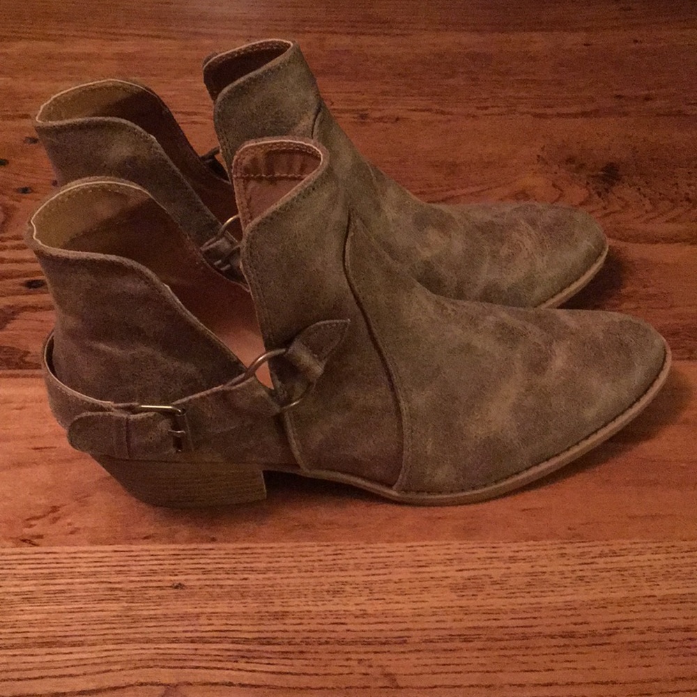 Distressed Ankle Bootie